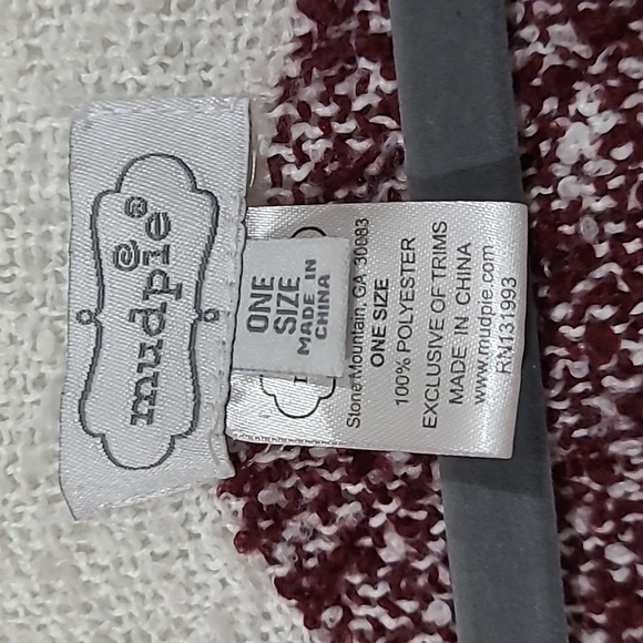 Mud Pie Poncho Sarape Cape Blanket Shawl - Picture 2 of 6